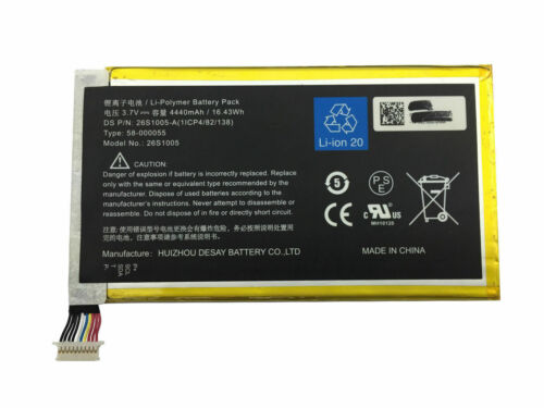 Batteri til Amazon Typ 58-000055 (1ICP4/82/138) 3,7V Li-Polymer (kompatibelt)