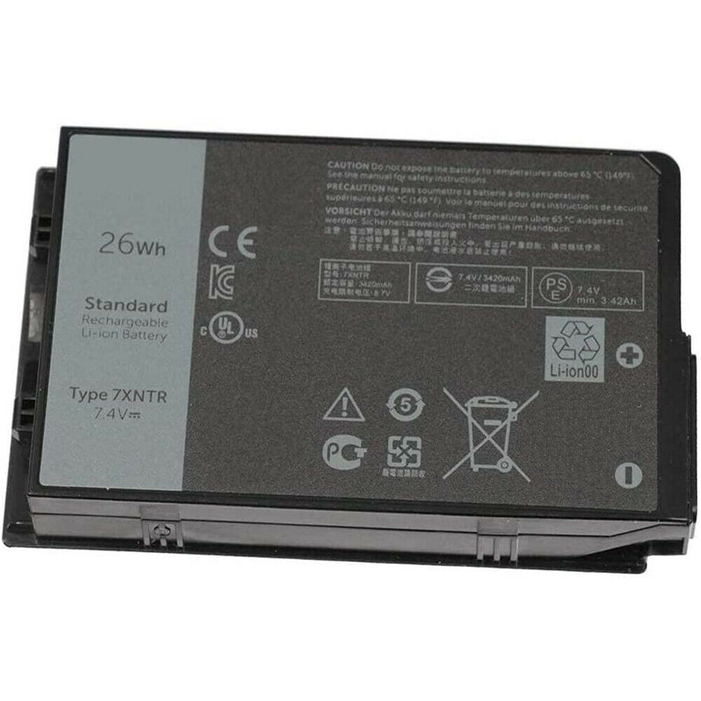 Batteri til 7XNTR Dell Latitude 12 7202 Rugged Tablet 0FH8RW FH8RW J7HTX 27JT0 (kompatibelt)