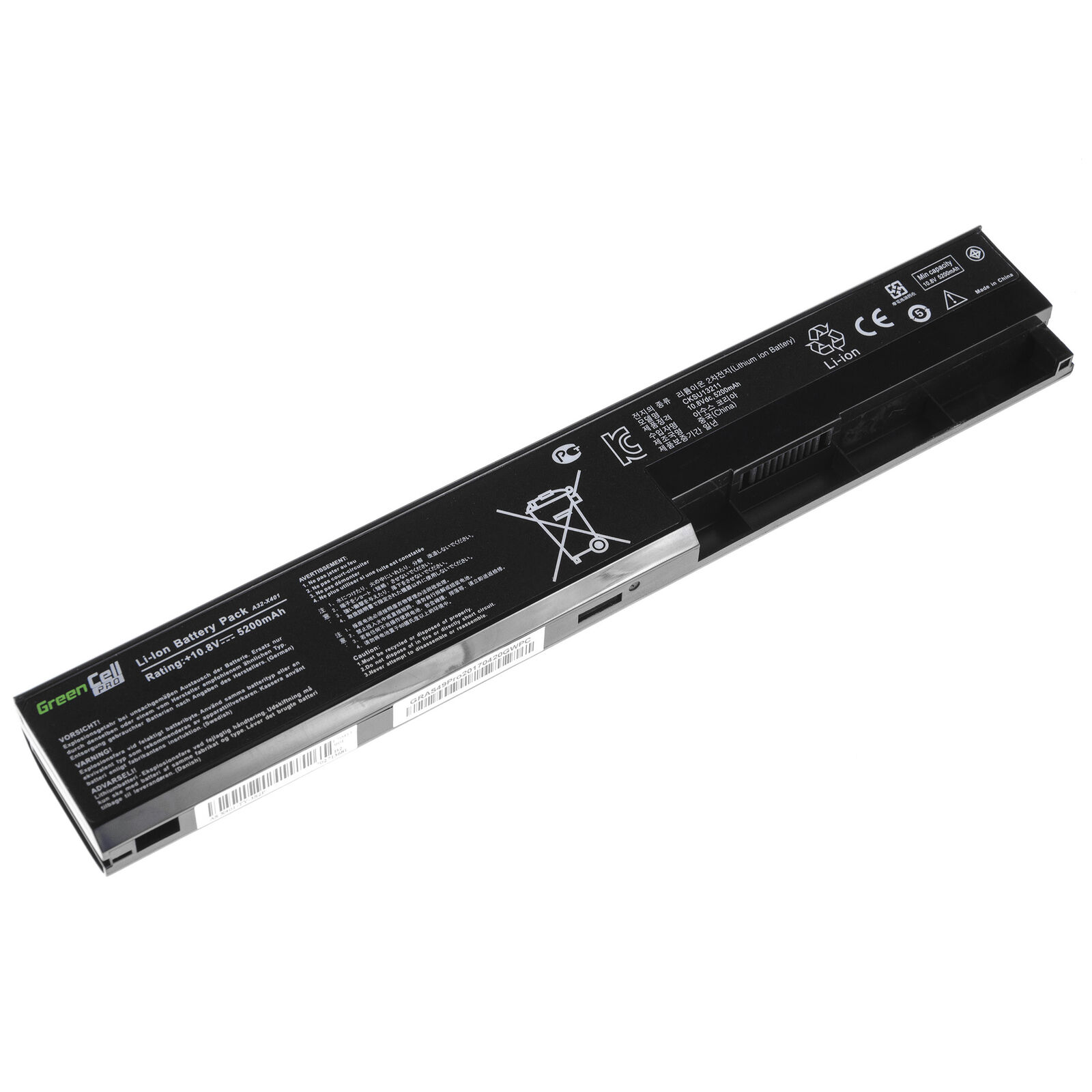 Batteri til Asus F301 F401 X301 X401 X501 A31-X401 A32-X401 A41-X401 A42-X401(kompatibelt)