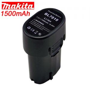 7.2V 1500mAh Makita 194355-4, 194356-2, BL7010 kompatibelt batteri