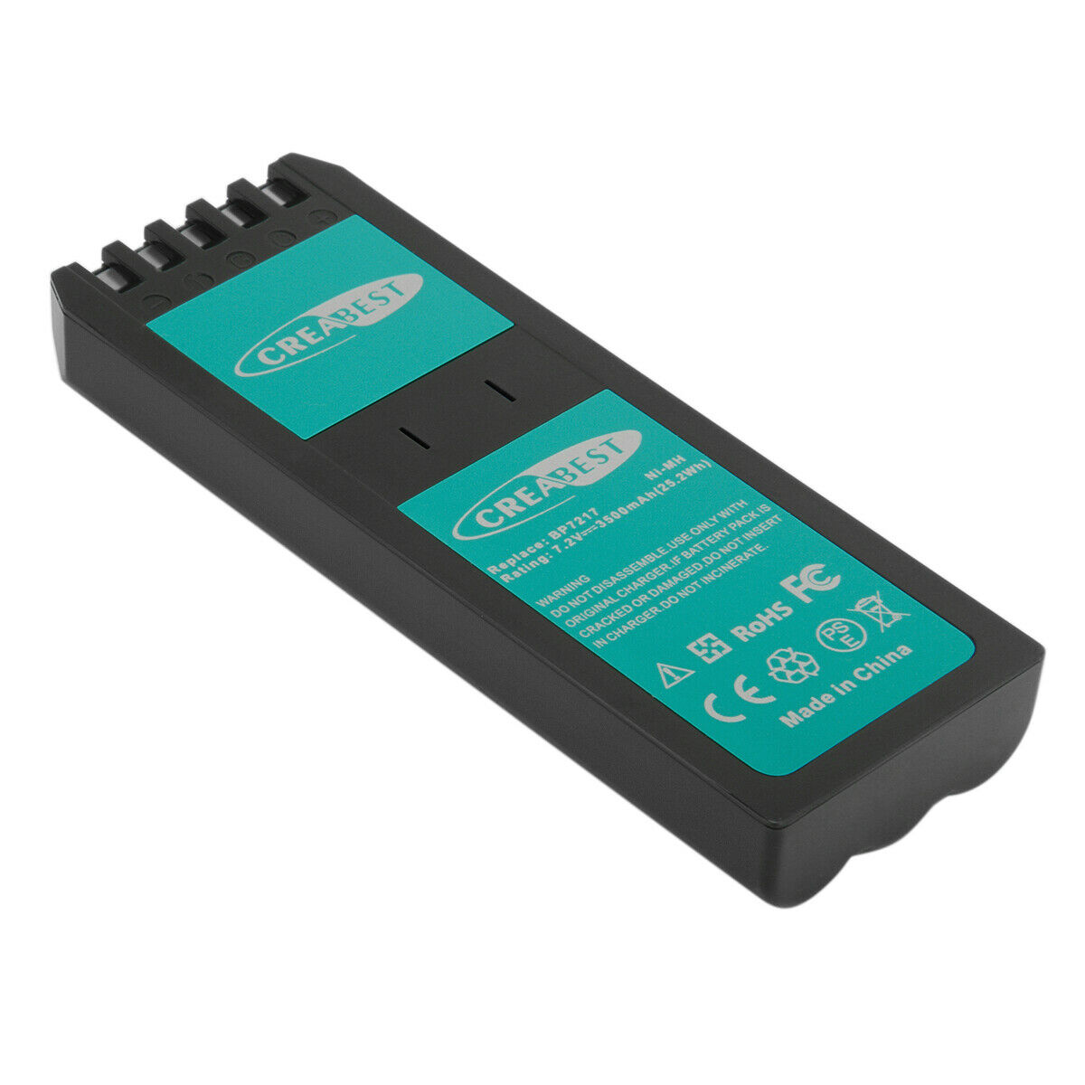 Batteri til 7.2 V 3.5Ah Scopemeter Fluke BP7217 741B 743 743B 863 865 867 Ni-MH (kompatibelt)
