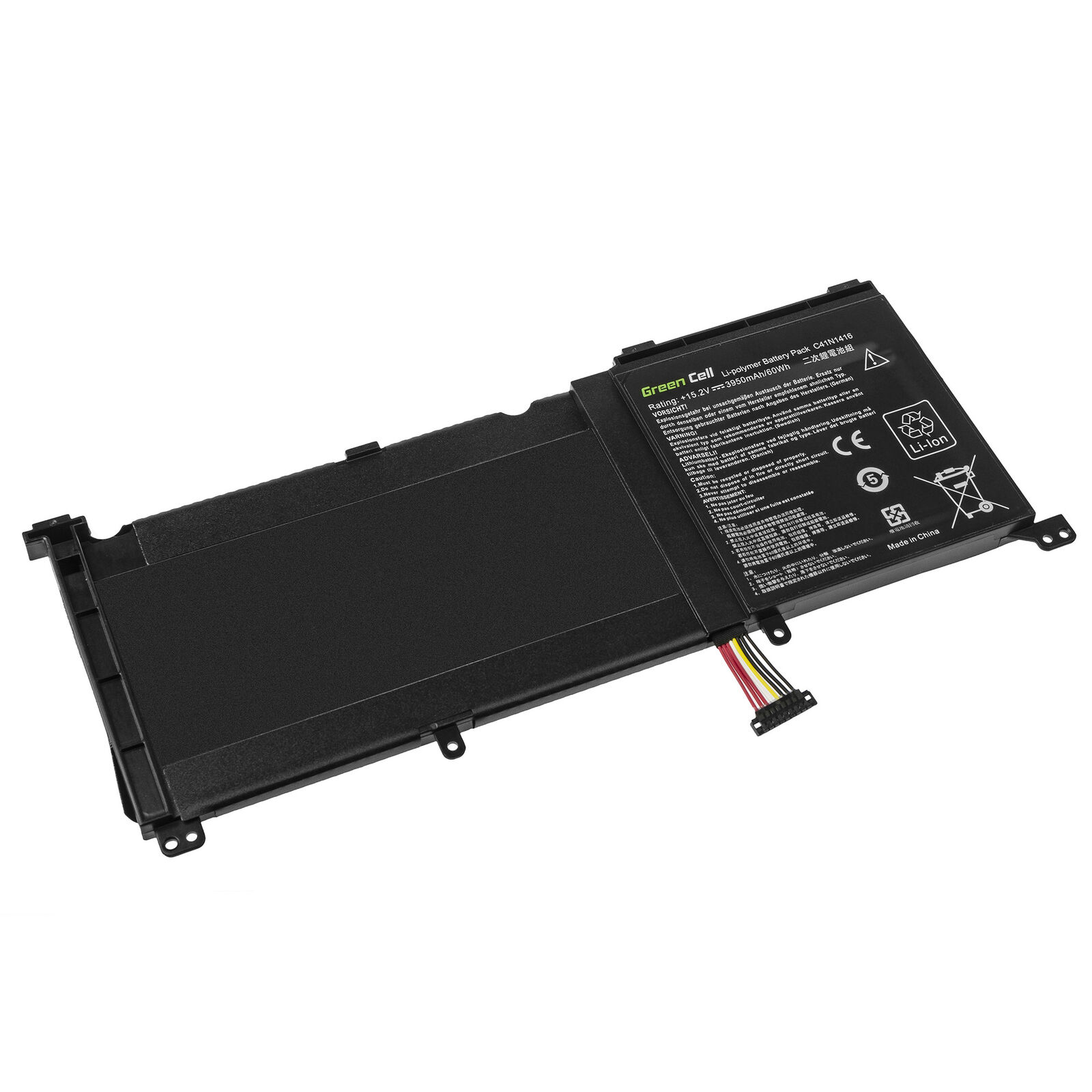 Batteri til C41N1416 Asus ZenBook Pro G501 G501J G501VW N501L UX501J 3950mAh (kompatibelt)