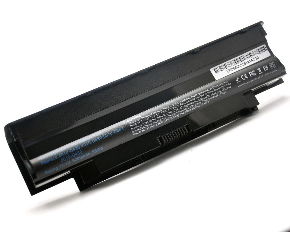 Batteri til Dell Inspiron M501R M5030 N5020 N5030 M4040 M4110 N4120 M5010 M5040(kompatibelt)
