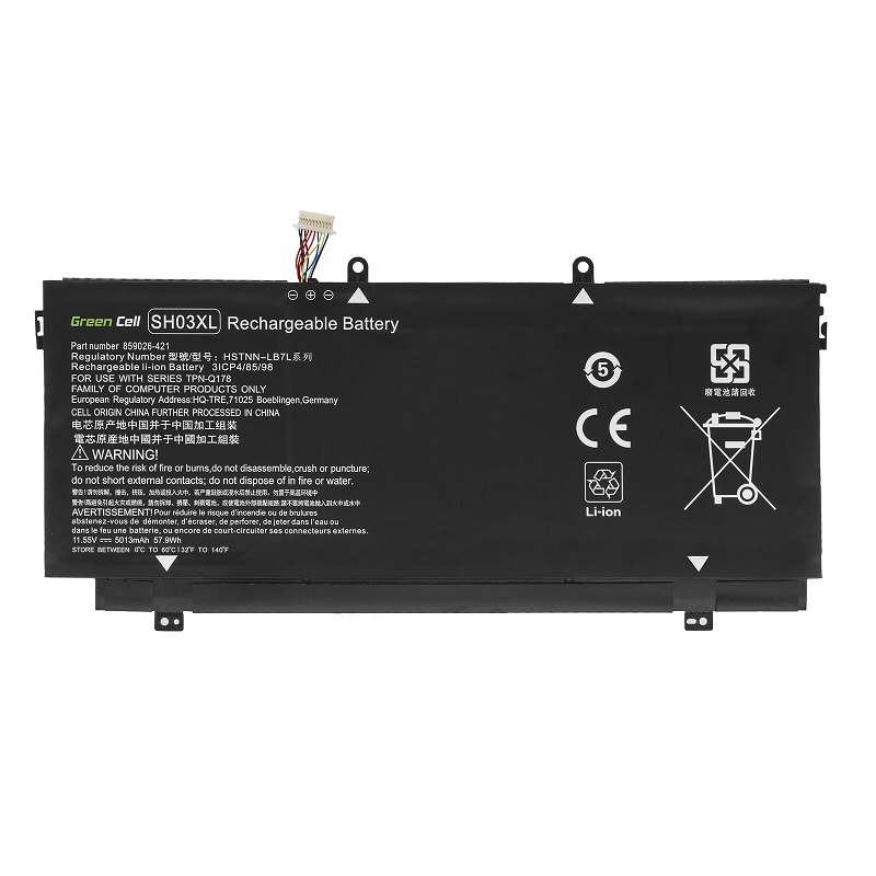Batteri til HP Spectre x360 13-W032TU 13-W033NG 13-W033TU 13-W034NG (kompatibelt)