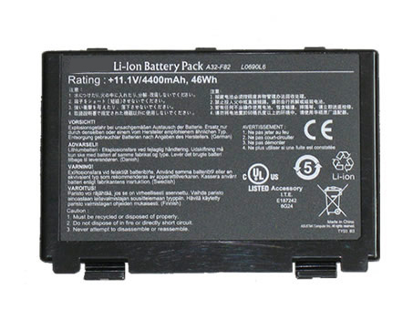 Batteri til Asus X8B X70AB X70AC X70AD X65 X66 X8D X87 X8A X70AE PRO88 PRO79 A32-F52(kompatibelt)