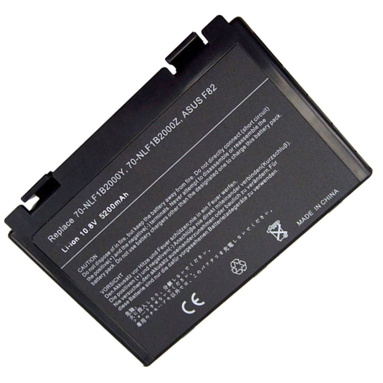 Batteri til Asus F52 F82 Asus K40 K50 K51 K61 K70 P50 P81 A32-F52 A32-F82 F82L696(kompatibelt)
