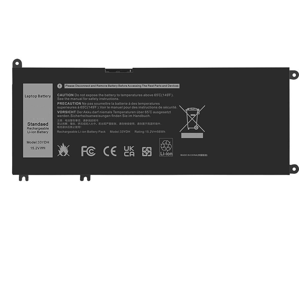 Batteri til Dell Inspiron 17 7773 7778 7779 P30E 3490 33YDH PVHT1 (kompatibelt)