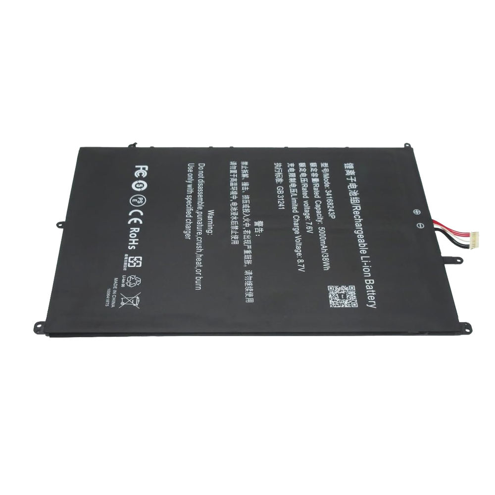 Batteri til 34168243P Chuwi Herobook Pro CWI514 BMAX X15 Y1X4 34168243P 5000mAh 38Wh (kompatibelt)
