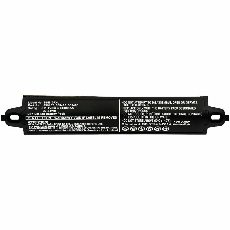 Batteri til 359498 Speaker BoseSoundLink III 330107 330107A 359495 11.1V (kompatibelt)
