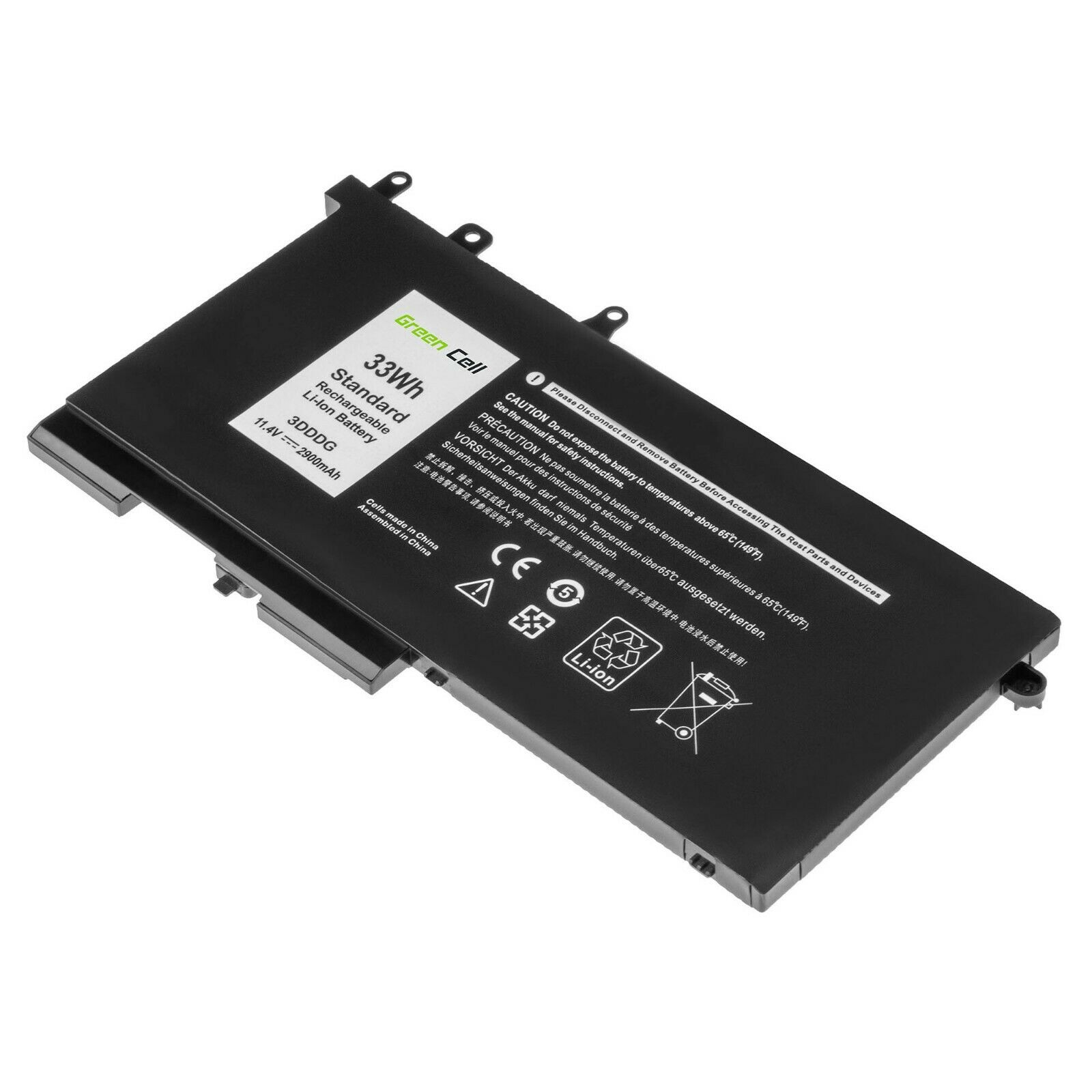 Batteri til 93FTF 3DDDG 83XPC Dell Latitude 5280 5290 5480 5490 5495 (kompatibelt)