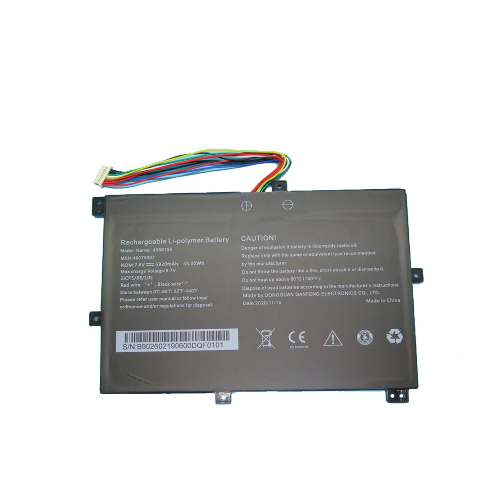 Batteri til 4588105 40069191 MEDION CW140 Akoya S4401,S4402,s4402-md63410,S4403 (kompatibelt)