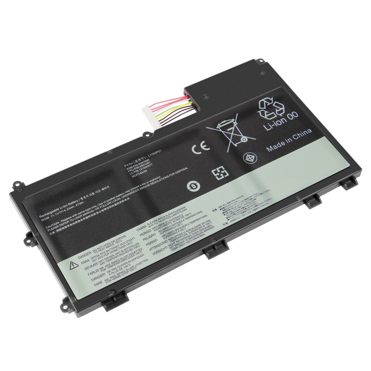 Batteri til Lenovo L11n3p51, L11S3P51, L12l3p51 (kompatibelt) - Klik på billedet for at lukke