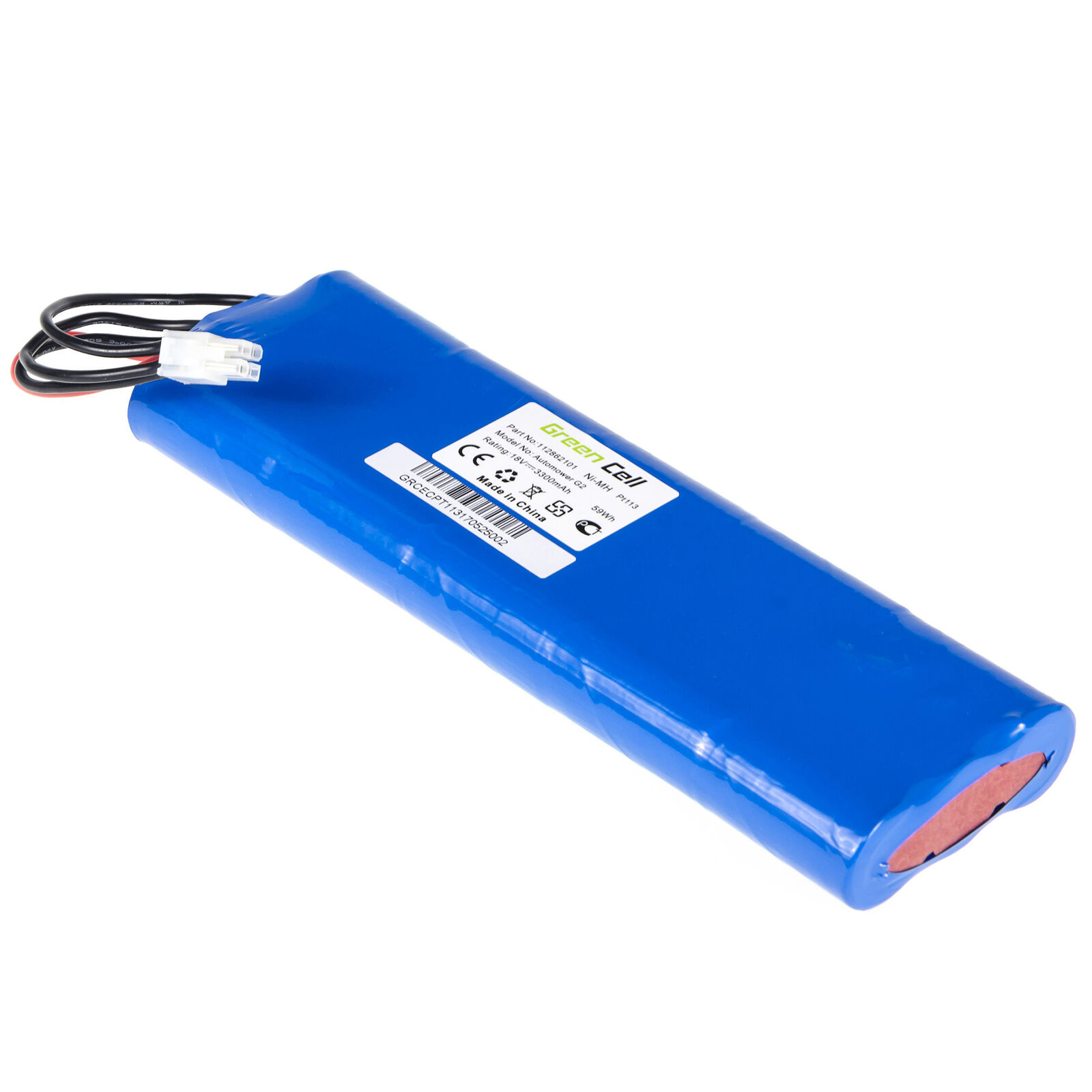 Batteri til 18V Ni-MH Husqvarna Automower 210C 220AC 230ACX 260ACX AU-18C (kompatibelt)