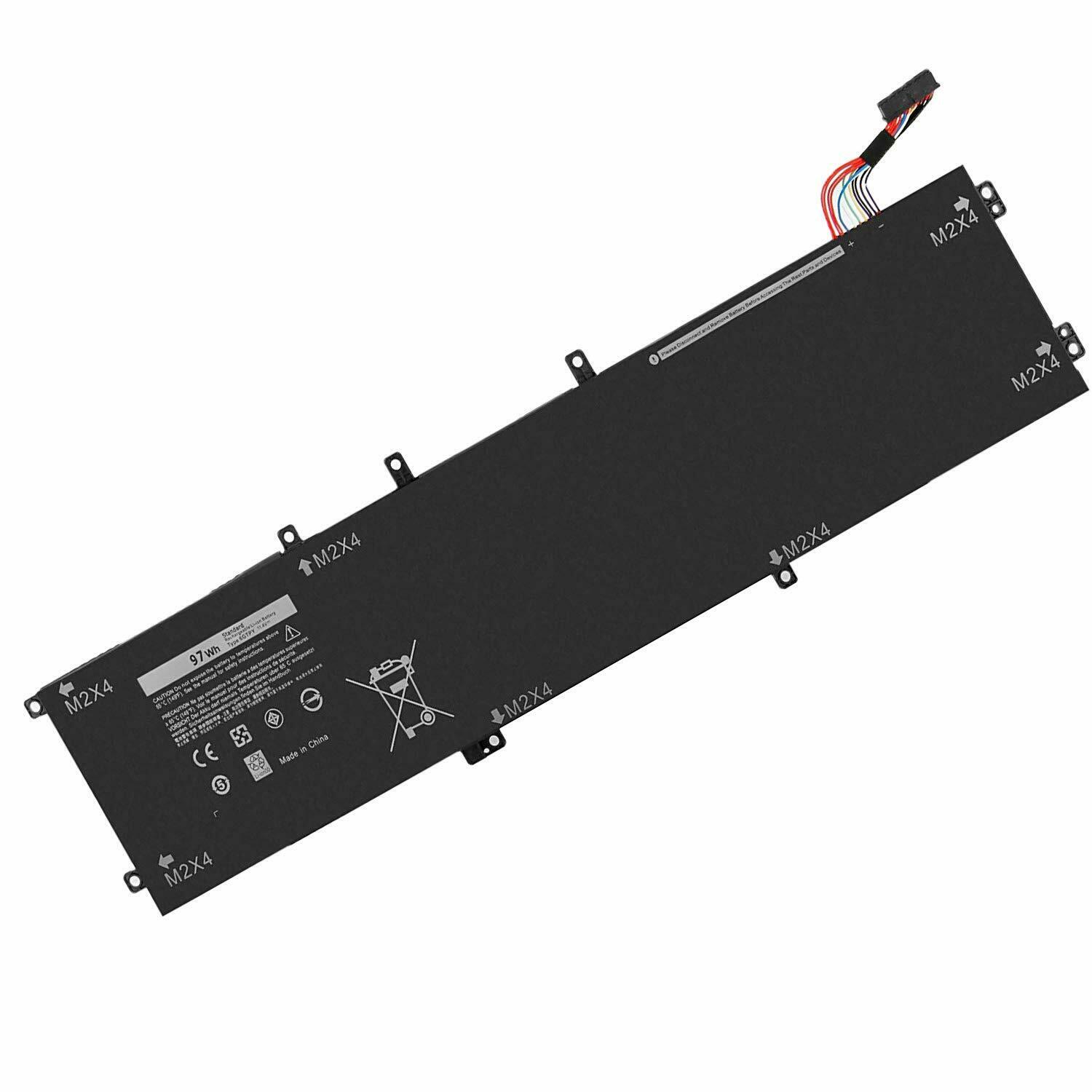 Batteri til 97Wh 6GTPY Dell Precision 5510 XPS 15 9550 9560 5XJ28 H5H20 5D91C (kompatibelt) - Klik på billedet for at lukke