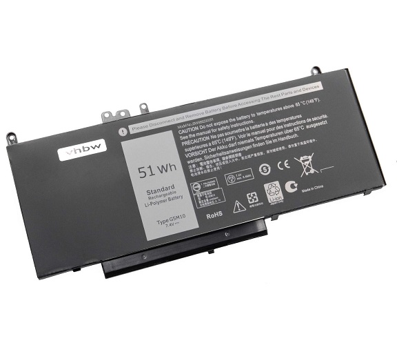 Batteri til Dell E5450 Latitude 3150 3160 E5250 E5450 E5550 6MT4T 8V5G (kompatibelt) - Klik på billedet for at lukke