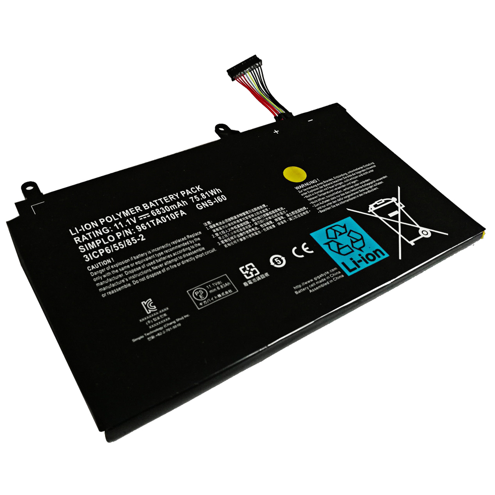 Batteri til GNS-I60 961TA010FA GIGABYTE P35 P35W V3 P37 P37W CF1 P35K (kompatibelt) - Klik på billedet for at lukke