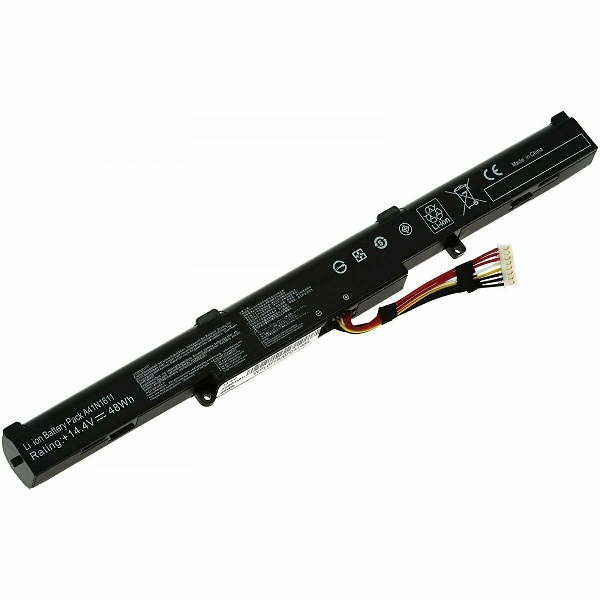 Batteri til A41N1611 ASUS ROG GL553 GL553VW GL553VD GL553VE GL753V FX53VD (kompatibelt)