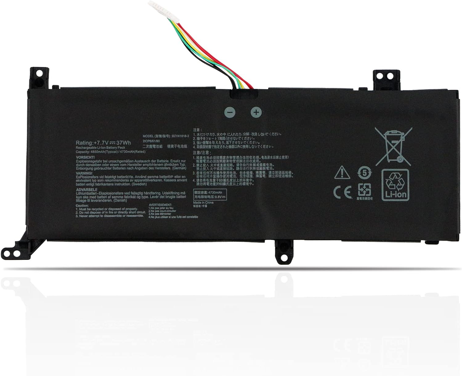 Batteri til Asus VivoBook M409BA M409DA 09DA F09FA A409MA A409FA A409FJ A409JA A409JB A409JP X409DA X409BA (kompatibelt)