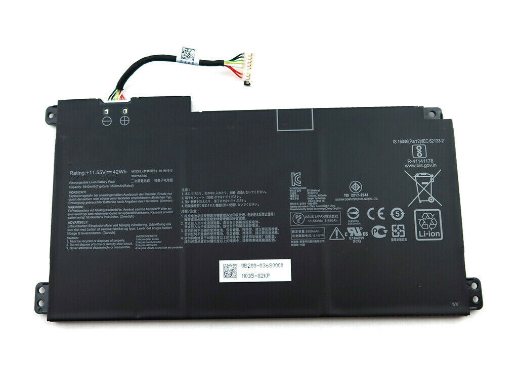 Batteri til B31N1912 C31N1912 ASUS VivoBook 14 E410MA L410MA E510MA L510MA 42Wh (kompatibelt)