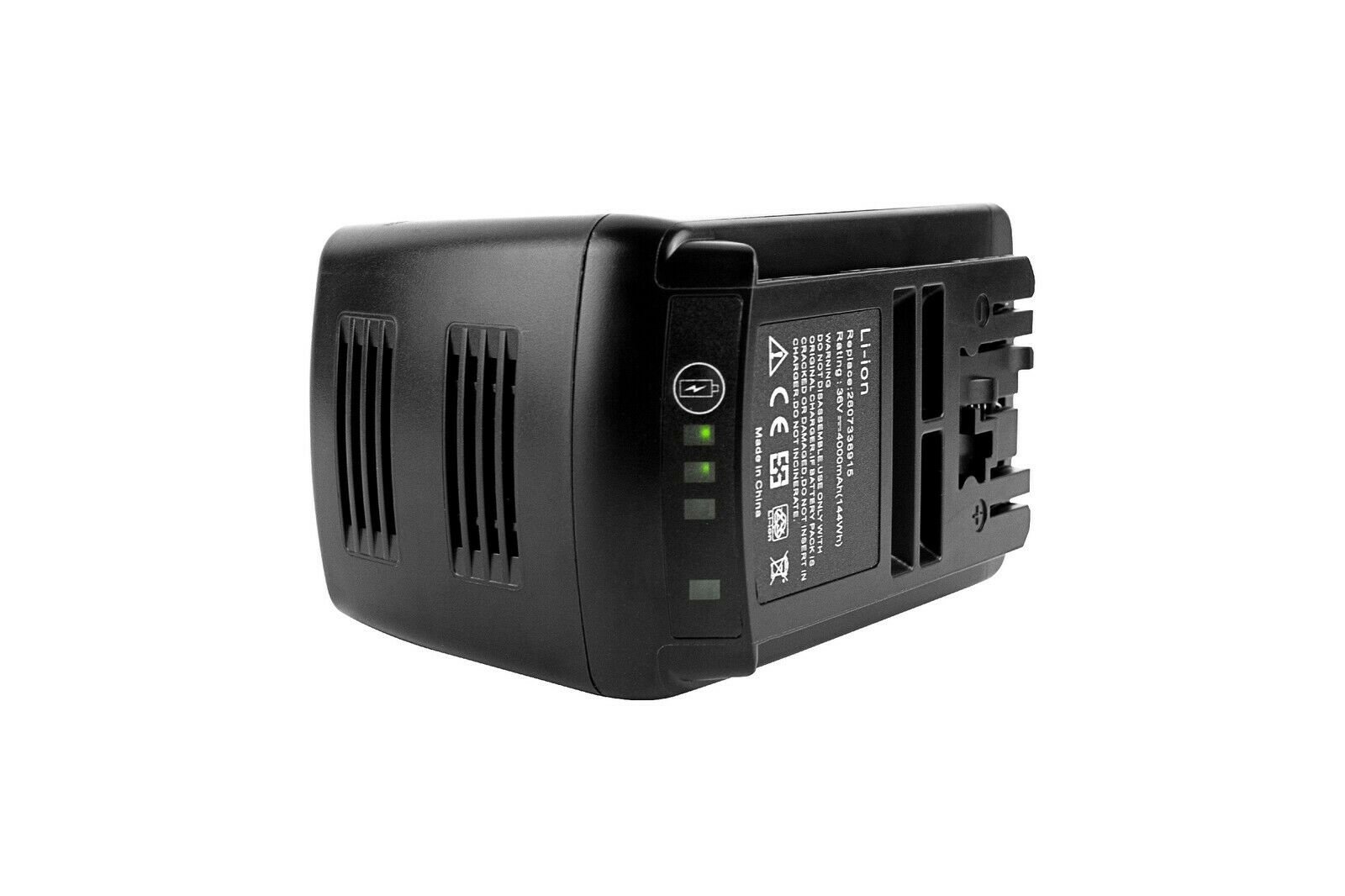 Batteri til Bosch 2607336001 2607336002 2607336003 4000mAh 36V Li-Ion (kompatibelt)