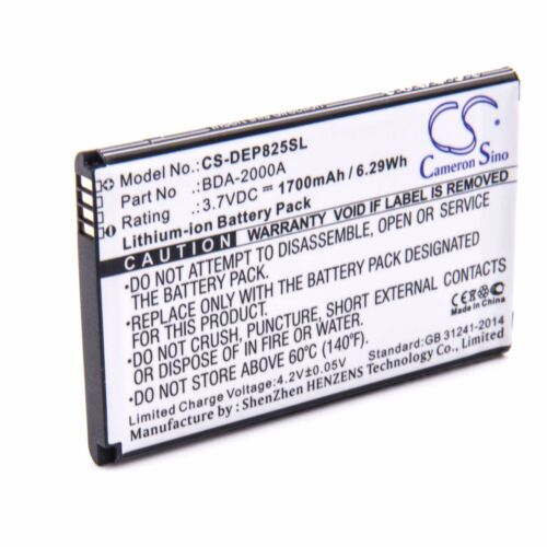 Batteri til Seniorenhandy Doro SmartEasy 824 BDA-2000A (kompatibelt)