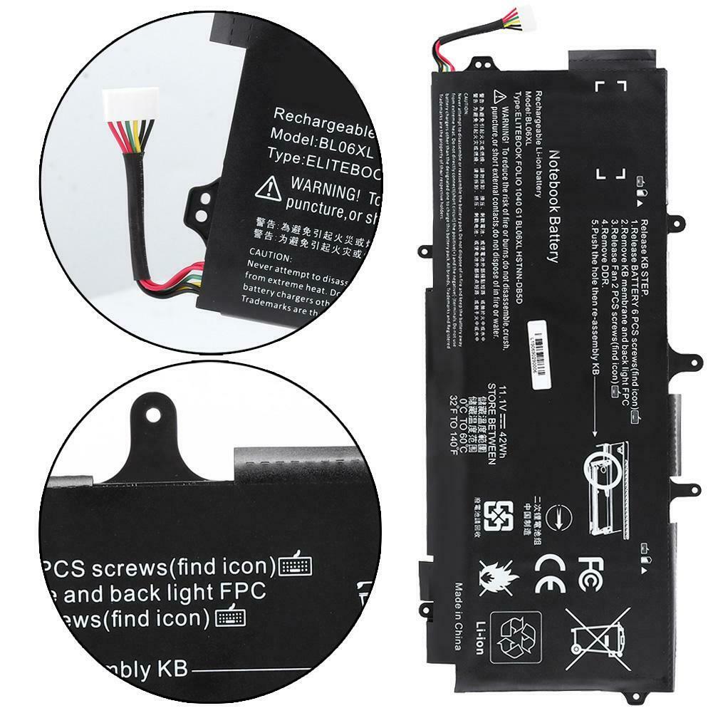 Batteri til HP BL06042XL,BL06XL,HSTNN-DB5D,HSTNN-IB5D,HSTNN-W02C,BLO6XL (kompatibelt)