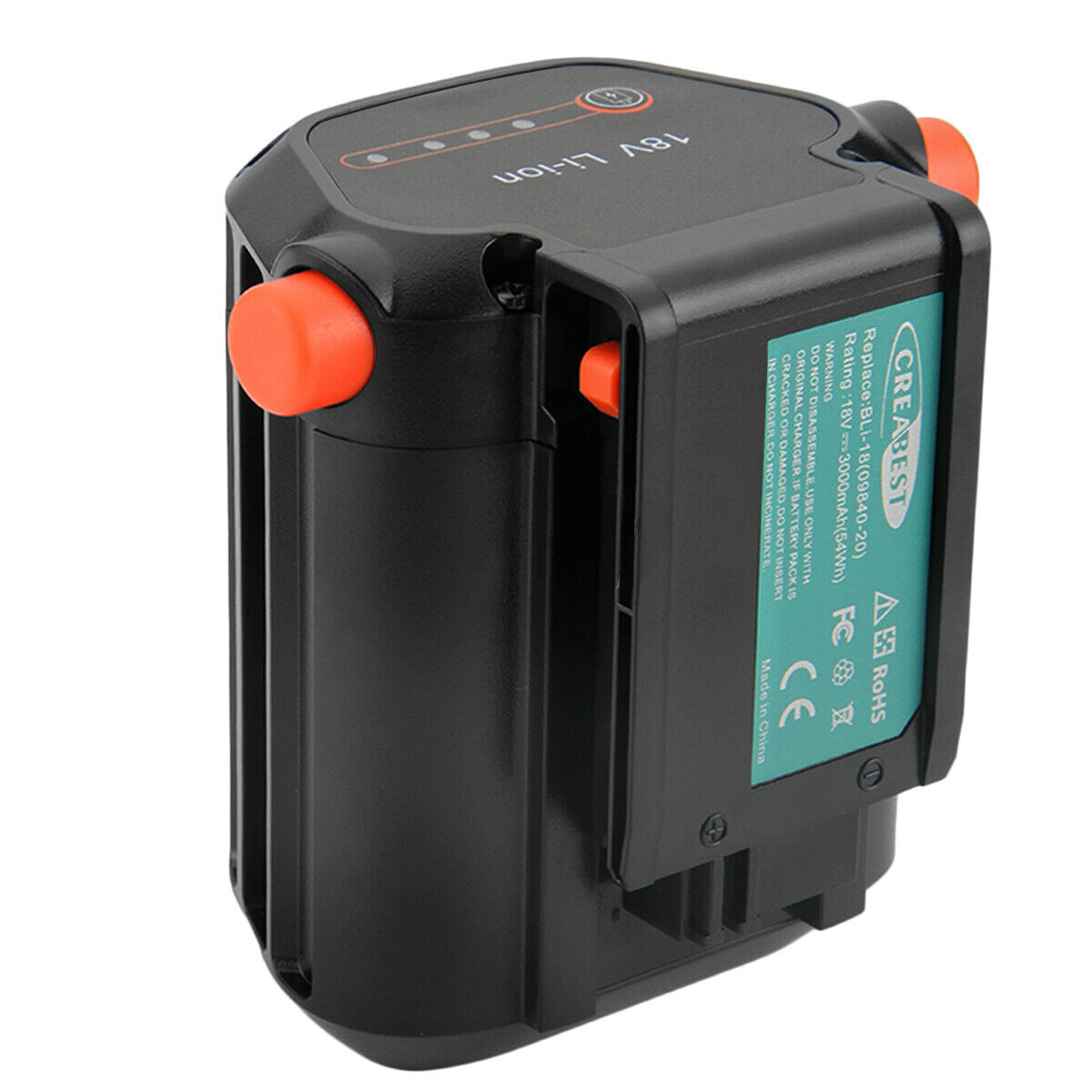 Batteri til 3.0AH 18V Lithium 9839 9840-20 Gardena BLi-18 8866 8881 9837 (kompatibelt)