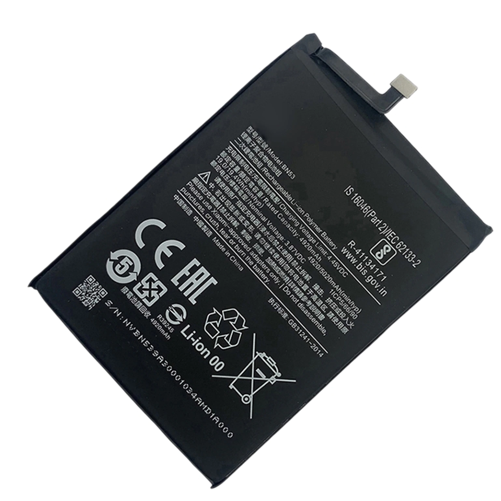 BN53 For Xiaomi Redmi Note 9 Pro (kompatibelt)