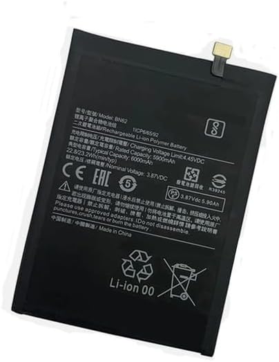 BN62 Xiaomi Pocophone Poco M3 Redmi 9T Xiaomi Redmi Note 9 (4G) (kompatibelt)