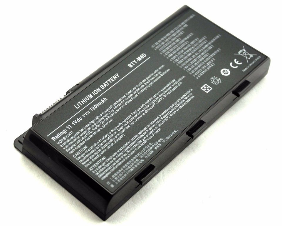 Batteri til MSI GT60 GT70 GT660 GT680 GT760 GT780 GX660 GX680 GX780 BTY-M6D(kompatibelt)
