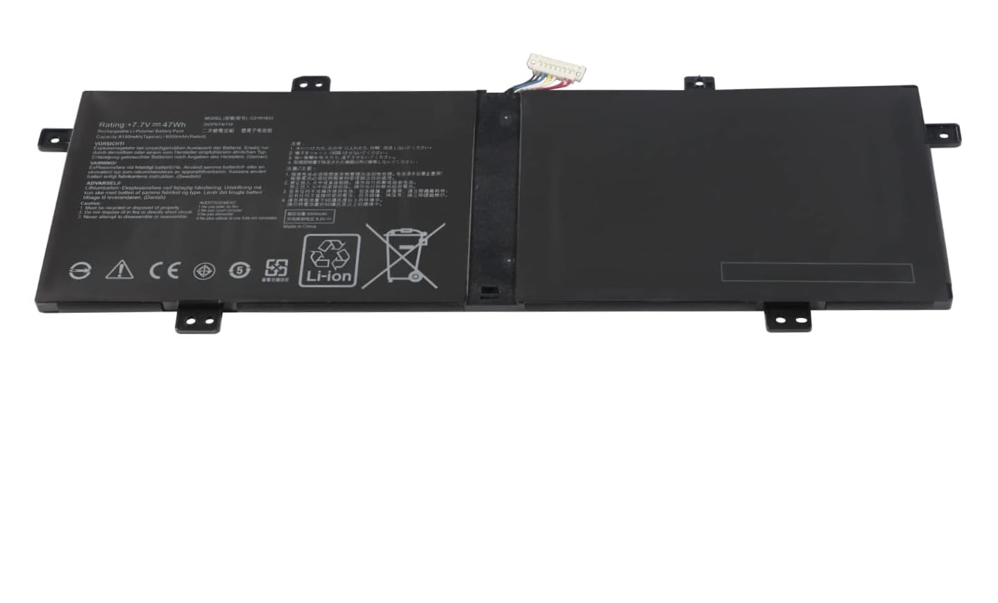 Batteri til C21N1833 Asus ZenBook 14 UM431 UM431DA UX431 UX431FA UX431FN UX431FL UX431DA (kompatibelt)