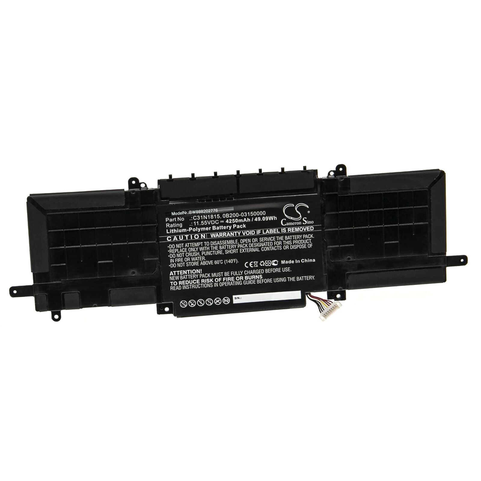 Batteri til Asus 0B200-03150000, B31BIEH, C31N1815 (kompatibelt)