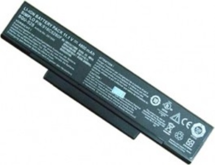 Batteri til Hasee W W750T W740T W370T Mitac EL80 EL81 NEC Versa P570 M370 P7300(kompatibelt)