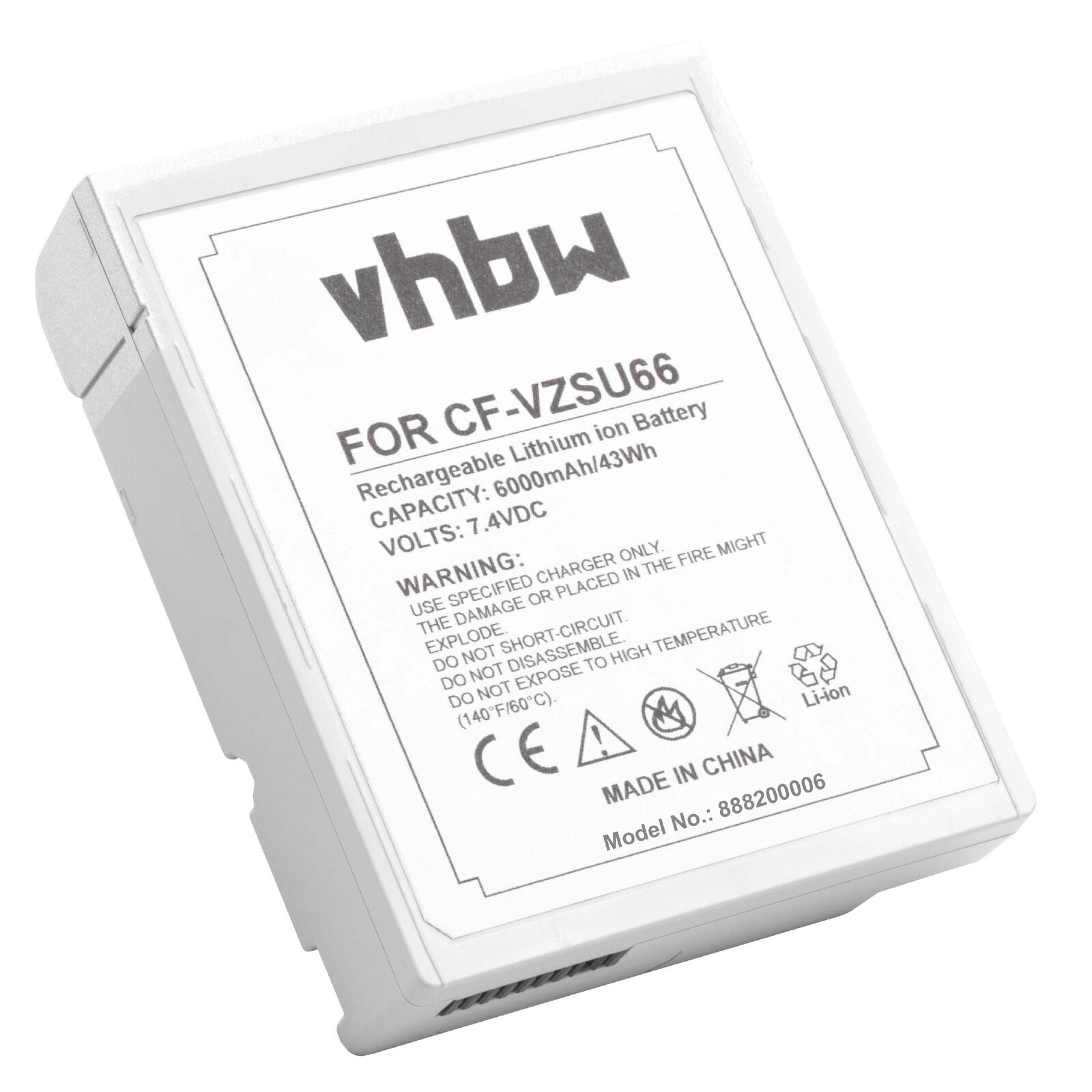 Batteri til CF-VZSU66U Panasonic CF-C1 MK1 MK2 CF-C1MDB21 CF-C1BWFAZ1M C1BTFAG1M (kompatibelt) - Klik på billedet for at lukke