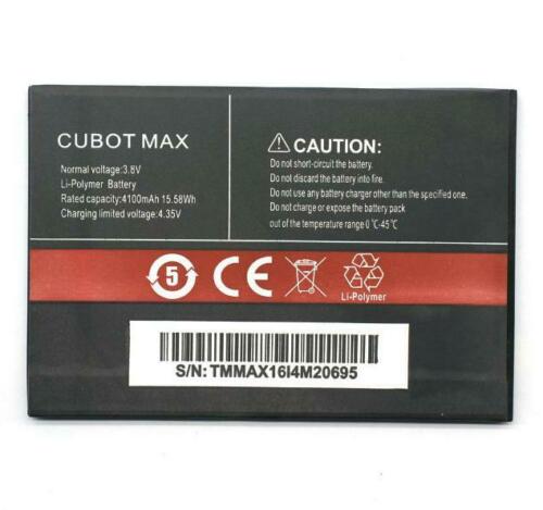 Batteri til 4100MAH Cubot Max Smartphone 3.8V (kompatibelt)