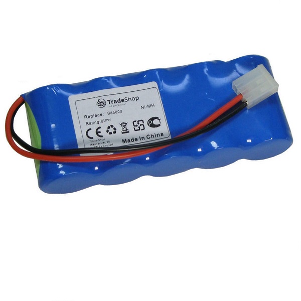 Batteri til 6V 4500mAh Ni-MH Bosch Somfy BD5000 BD6000 E-BRLX620-1-NC (kompatibelt) - Klik på billedet for at lukke