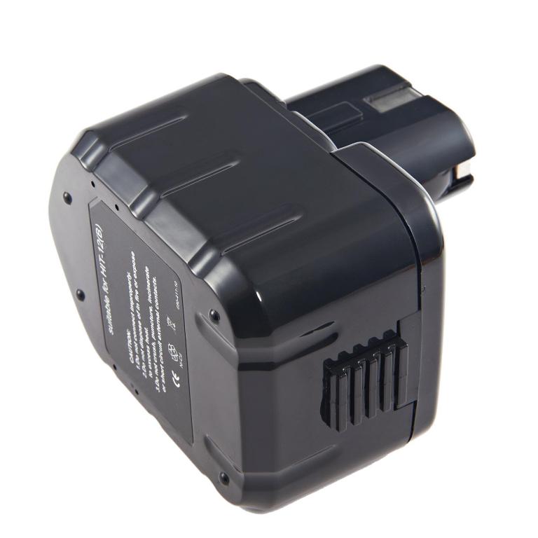 Batteri til HITACHI DS-12-DVF-3 DW-18-D FDS-12-DVC FDV-12-DV FWH12DC2 FWH12DC3 2000mAh (kompatibelt)
