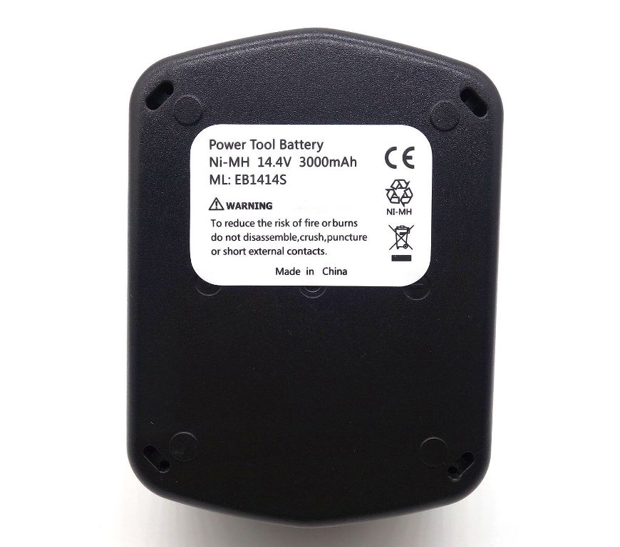 Batteri til 3000mAh 14.4V Hitachi WH 14DL WH 14DM WH 14DMB 315128 (kompatibelt)