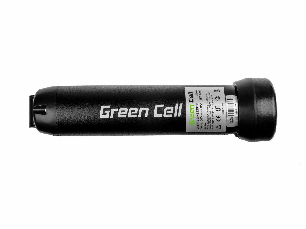 Batteri til e-cykel 24V 7.8Ah li-ion-flaske elektrisk cykelbatteri med oplader