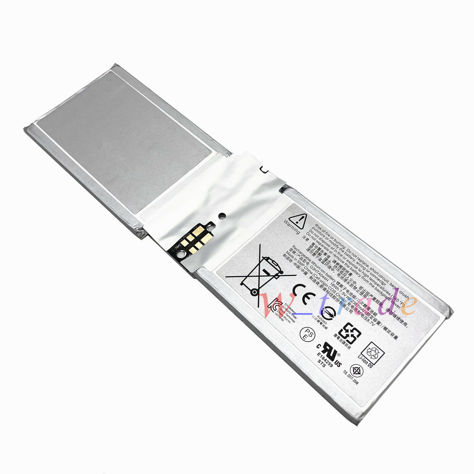 Batteri til G3HTA044H G3HTA020H Microsoft Surface Book 1 2 CR7-00005 CR7-00007 (kompatibelt)
