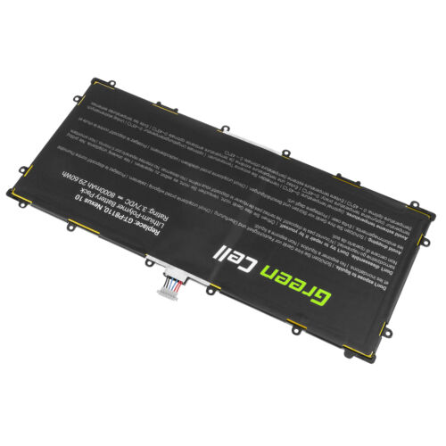 Batteri til Samsung Google Nexus 10 GT-P8110 P8110 8000mAh (kompatibelt) - Klik på billedet for at lukke