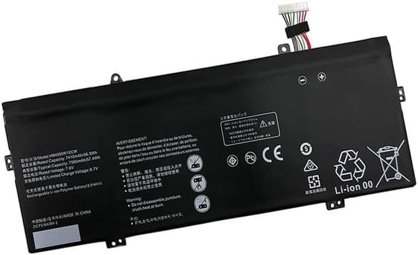 Batteri til Huawei matebook X Pro i5 i7 2019 MACH-W19 HB4593R1ECW (kompatibelt)