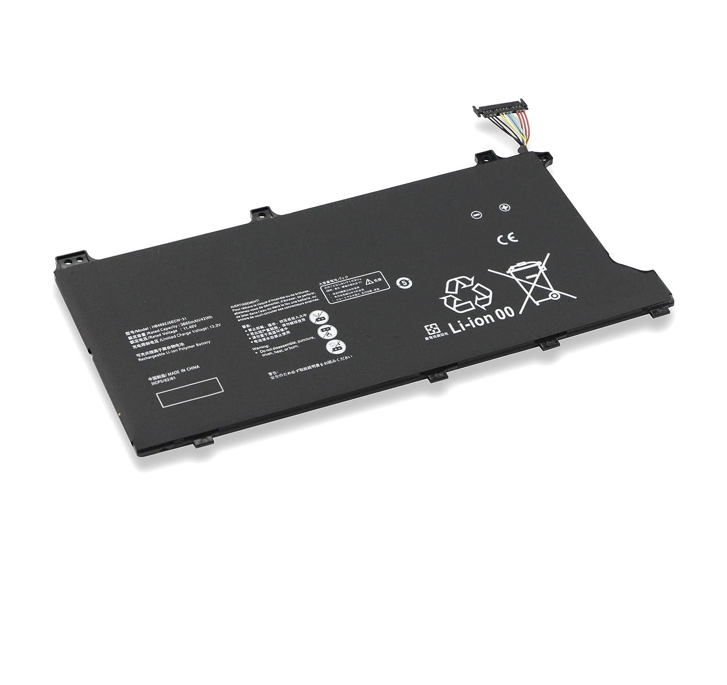 Batteri til 11.46V HB4692J5ECW-31 Huawei MateBookD 15-53010TUY MagicBook VLT-W50 HB4692J5ECW-31B HB4692J5ECW-31C (kompatibelt)