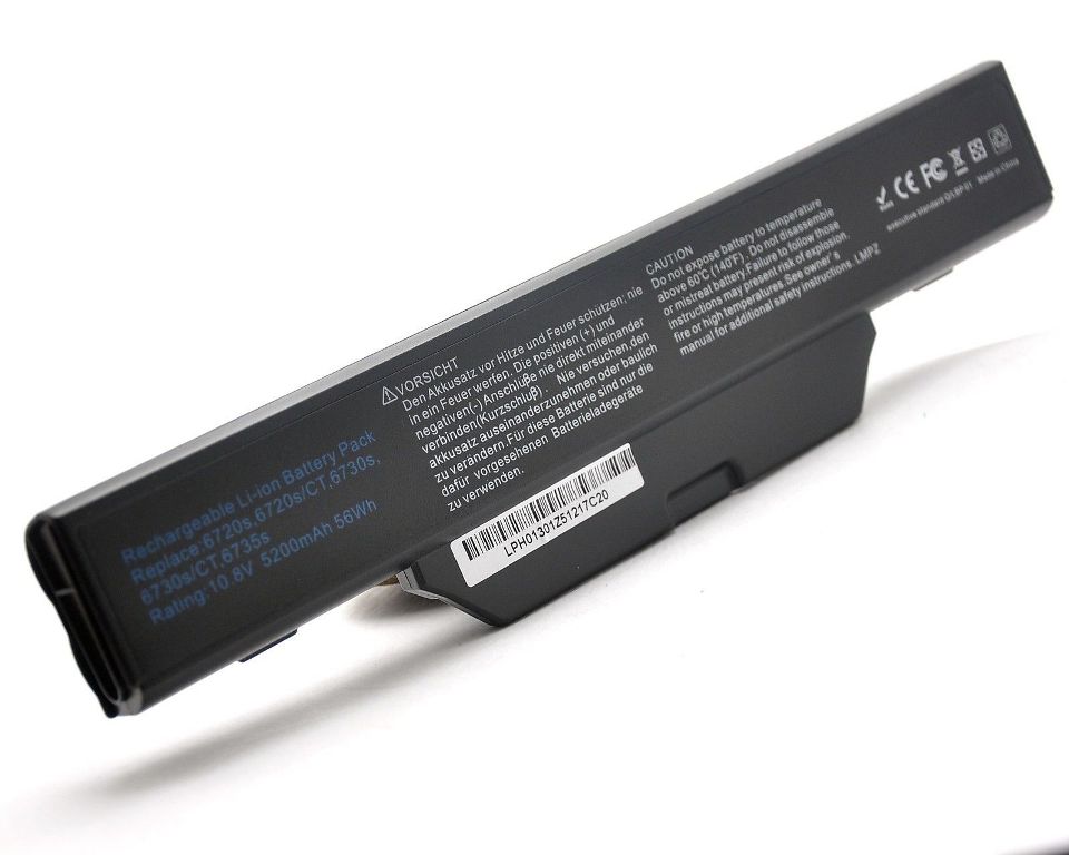 Batteri til HP COMPAQ 610 615 6730s 6735s 6820s HSTNN-LB51(kompatibelt)