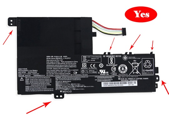 Batteri til L15C3PB1 Lenovo IdeaPad 320S-14IKB 320S-15ABR 320S-15AST 320S-15IKB (kompatibelt)