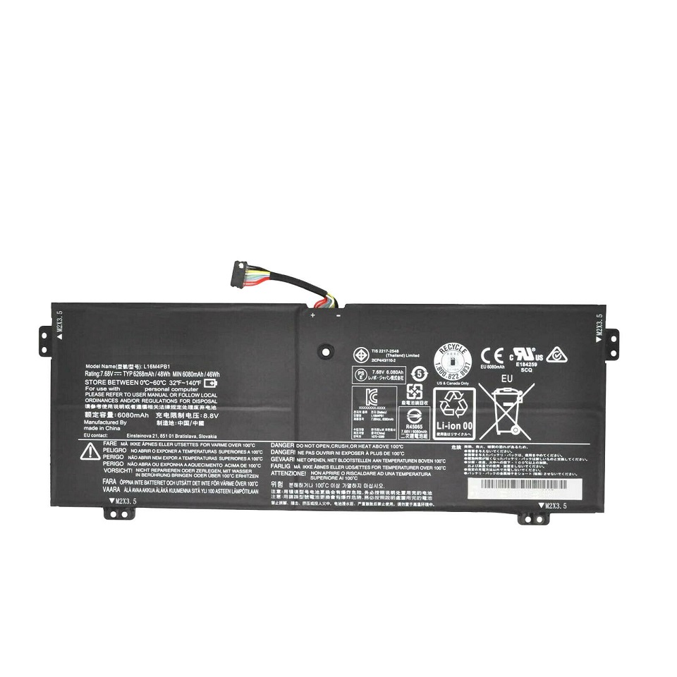 Batteri til L16C4PB1 L16L4PB1 L16M4PB1 Lenovo YOGA 720-13IKB 730-13IKB (kompatibelt)