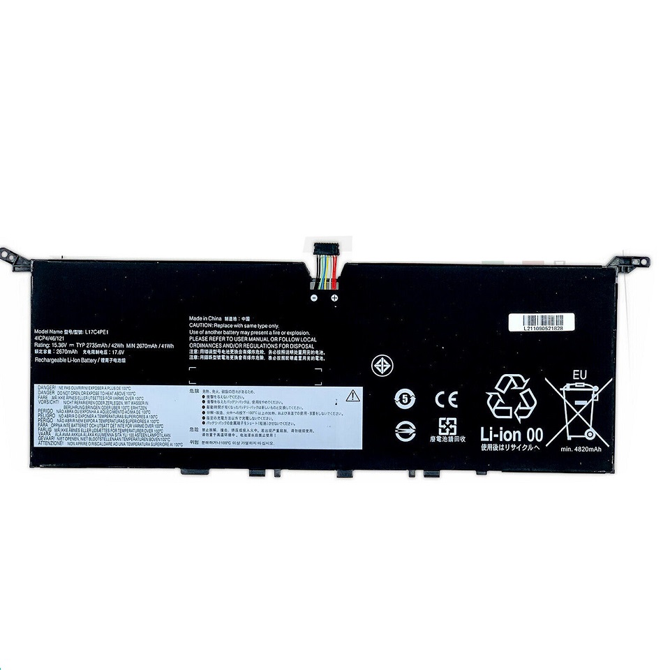 Batteri til L17C4PE1 L17M4PE1 Lenovo Yoga S730-13IWL 5B10R32748 (kompatibelt) - Klik på billedet for at lukke