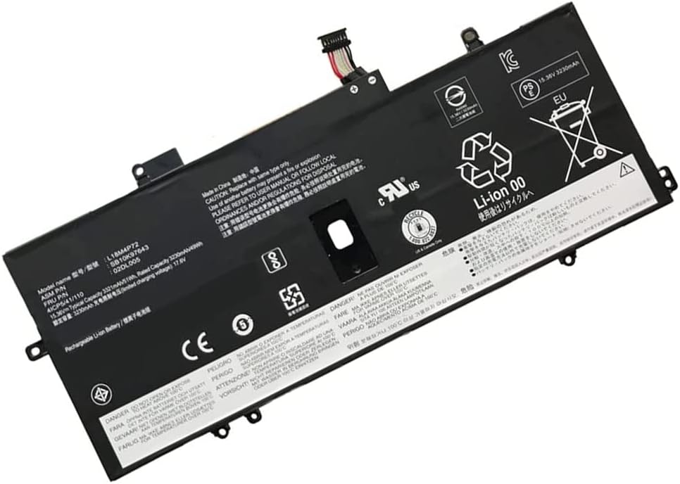 Batteri til Lenovo L18L4P71 L18M4P72 Lenovo ThinkPad X1 Yoga 4th 5th Gen X1 Carbon 7th 8th Gen Series 15.36V (kompatibelt)