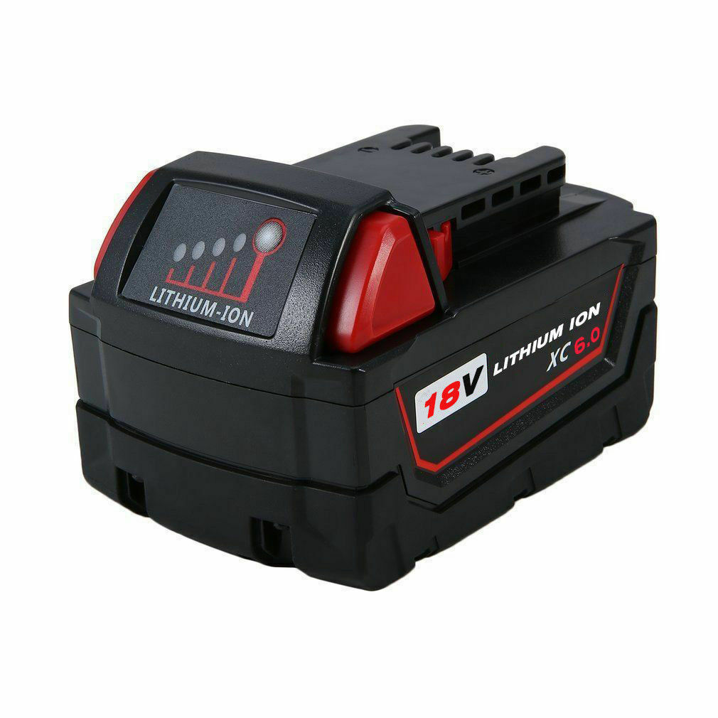 Batteri til 18V 6,0Ah Milwaukee M18 48-11-1828 48-11-1852 (kompatibelt)