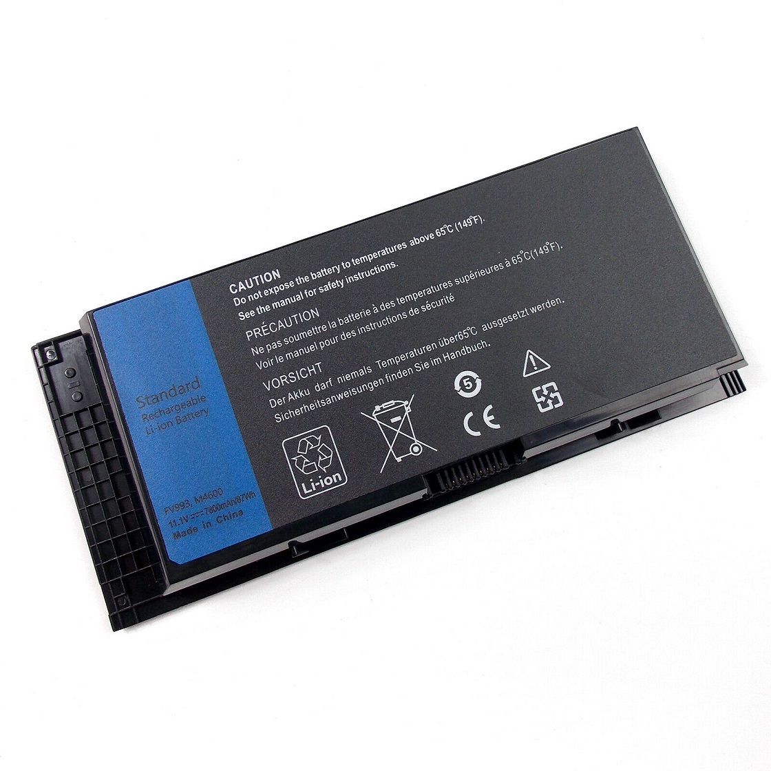 Batteri til 7800mAh FV993 R7PND X57F1 Dell Precision M4600 M4700 M6600 M4800 M6800 (kompatibelt) - Klik på billedet for at lukke